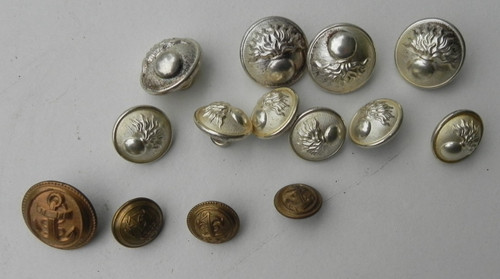 Boutons pour uniforme de - 14,