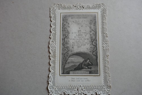 Canivet ancien image pieuse - canivet,