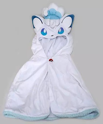 Alolan vulpix hooded outerwear - hooded,