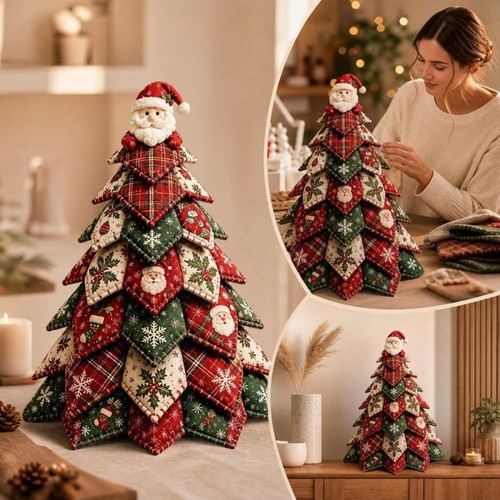 Kit sapin noël matelassé - kit,