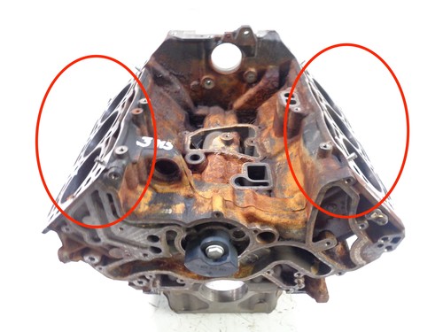 Bloc moteur défectueux pour