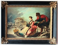 PEINTURE COPIE « HIVER » DE