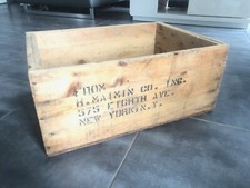 Caisse militaire ancienne en bois New York - Munitions ou autres