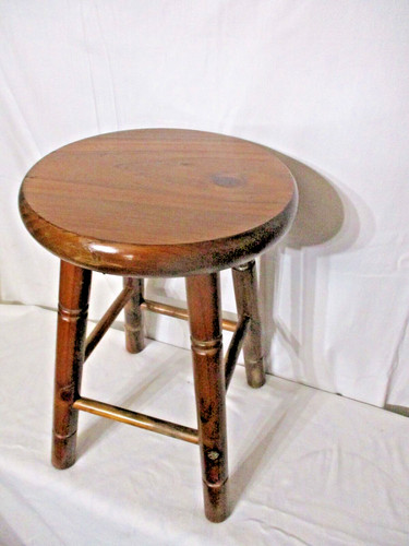 Tabouret sellette bois - bois, tourné