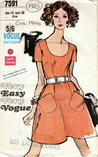 1960s Vintage Vogue Couture