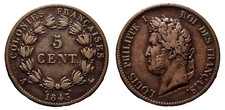 5 Cts / 1843 / "pour les Îles