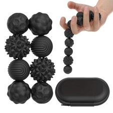 8 Pierres Sensorielles Anti Stress en Silicone Boule De DéCompression par Att...