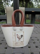 Decorative Terracotta "Chicken" Decorative Gift Bag Shape Figurine 