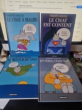 LOT 6 BD LE CHAT - geluck  casterman- TBE