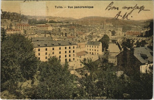 Cpa tulle vue panoramique - tulle,