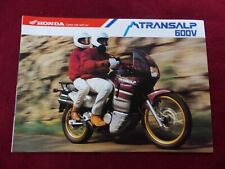 Prospectus catalogue  Moto : HONDA transalp 600 V vers 1991