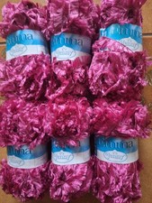 lot de  6 pelotes  DE LAINE VELOURS  FANTAISIE  EMMA JENNY