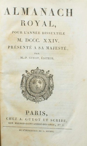 021062 almanach royal pour - almanach, royal,