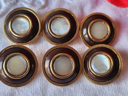 Lot boutons anciens metal - lot,