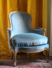 Bergère en Bois Doré De