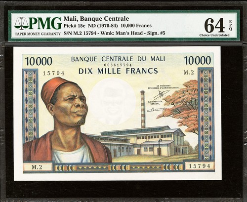 Mali 000 francs - 10,000, nd
