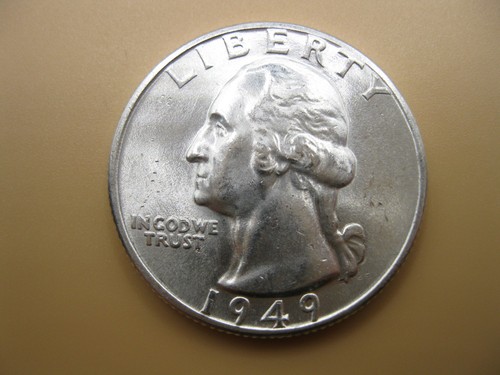 1949 washington quarter - washington, dollar