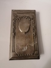 ancien carnet de bal en métal