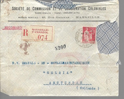 Lettre perforé 10 - lettre,