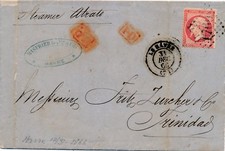 Lettre n°32 Le Havre Seine Maritime Steamer Abrate Trinidad Cover Brief