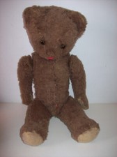 Ancien ours en peluche - Hauteur 43 cm