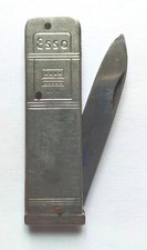 Canif PUB ESSO – forme Pompe à Essence -  couteau vintage 60’s