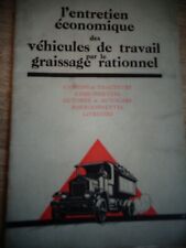 MOBILOIL guide de graissage 1920 /30 bidon huile ancien oil can tin AUTO CAMION 