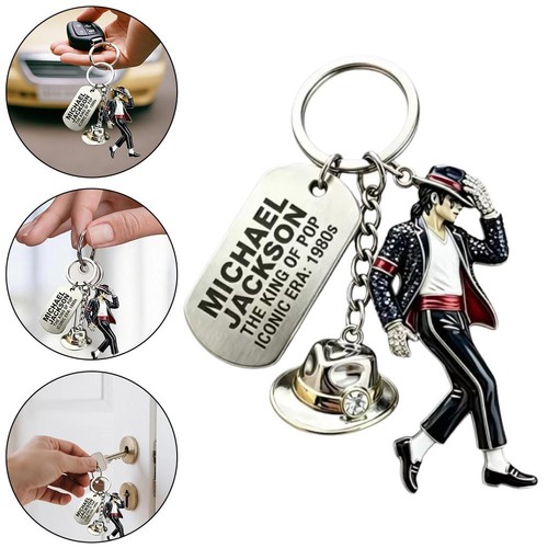 Porte clés michael - michael, jackson
