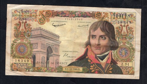 Billet 100 nouveaux francs - 100,