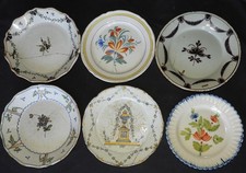 Lot de 6 assiettes anciennes
