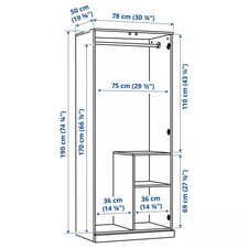 IKEA BRIMNES wardrobe armoire