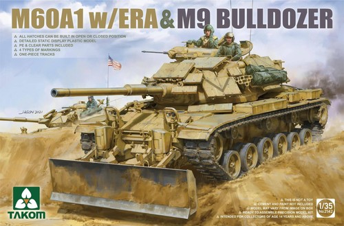 M60a1 avec bulldozer - m60a1,