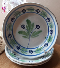 Assiettes Forges les eaux dites cul noir en parfait état lot de trois.