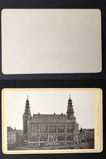 Deutschland, Aachen, Rathaus, vor dem Brande Vintage print, carte cabinet. Pho