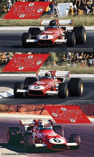 Stickers ferrari 312 f1 - stickers, b