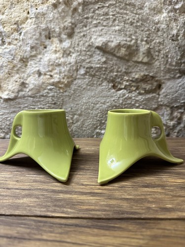Tasses tripode porcelaine - 2,
