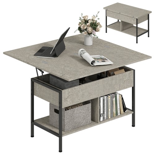 Homcom table basse relevable - table,