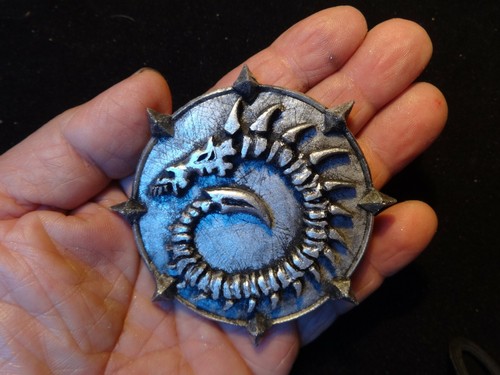 Warmachine cryx badge pin - cryx,