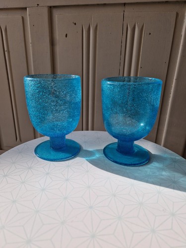 Lot verres soufflé - de, 2