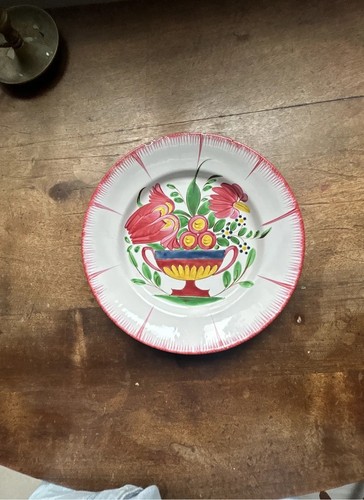 Assiette ancienne faïence - , les