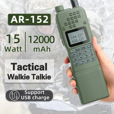 15W Talkie-Walkie AR-152 UHF/VHF – Radio Bidirectionnelle Tactique Militaire ave