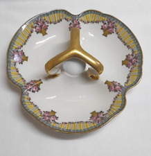 PLAT MENDIANT, SERVITEUR  EN PORCELAINE DE  LIMOGES