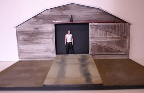 Diorama hangar garage - , film