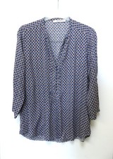 Blouse EMA BLUES, bleu