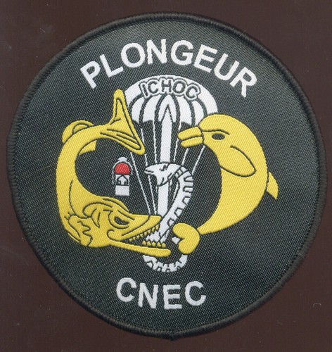 Parachutiste plongeur cnec - parachutiste, /