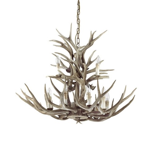Lustre rustique lumières - rustique,