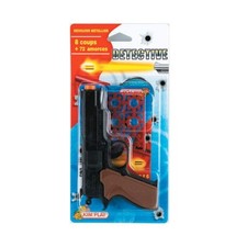 Revolver - Pistolet - Jouet - Enfant - 8 coups avec 72 amorces - Dès 6 ans