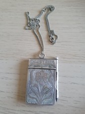 ANCIEN CARNET DE BAL EN ARGENT