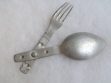 Cuillère Fourchette Couvercle Allemand ww2 Dater 39 militaria.