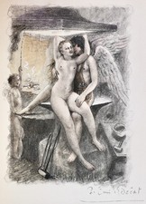 [CURIOSA] Mémoires secrets Bachaumont illustré 24 aquarelles P-É BÉCAT 1/ex. n°